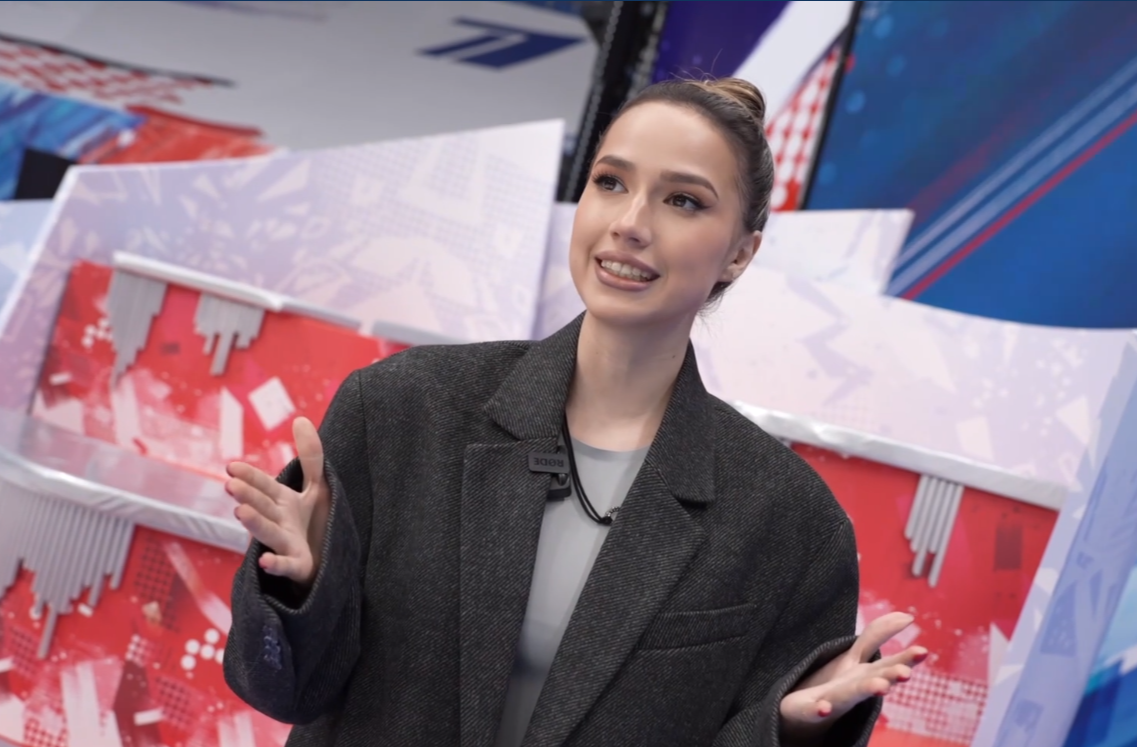 Алина Загитова во влоге для Первого канала о прыжковом турнире