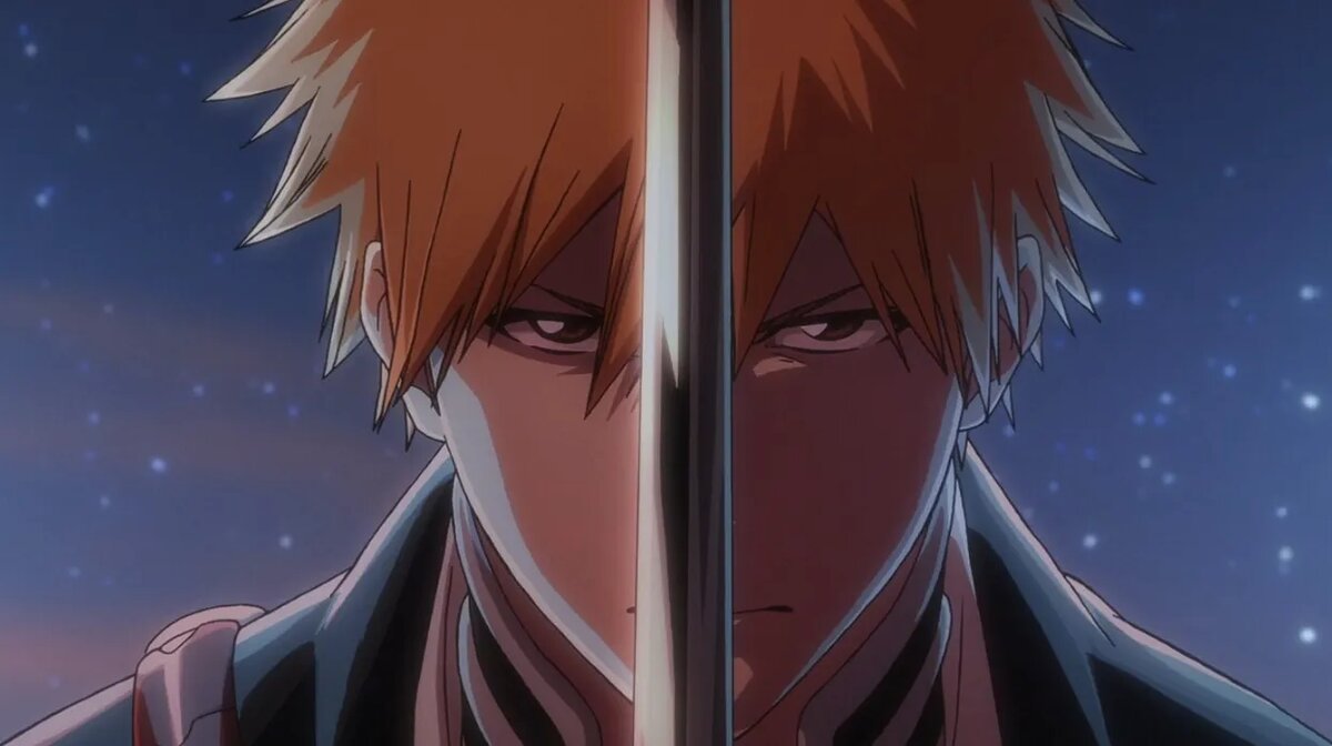 Кадр из аниме «Блич»   📷