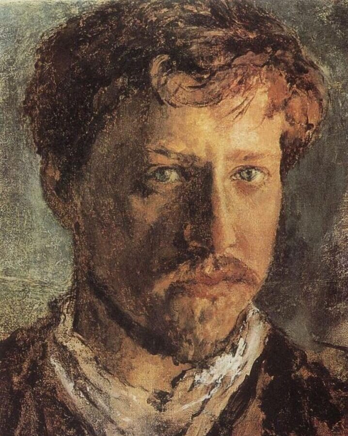 В.А. Серов «Автопортрет», 1880-е © Частная коллекция, Германия