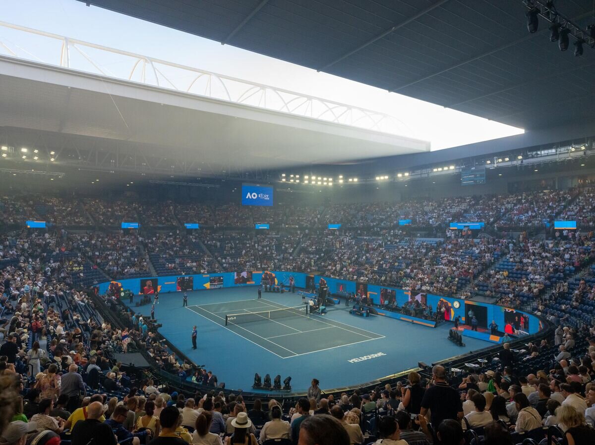    Корт Australian Open© Фото : Twitter Australian Open