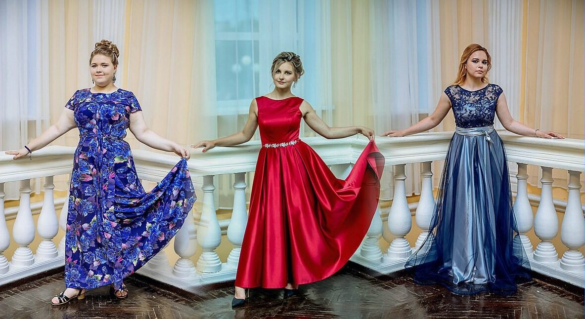 На выпускном балу.