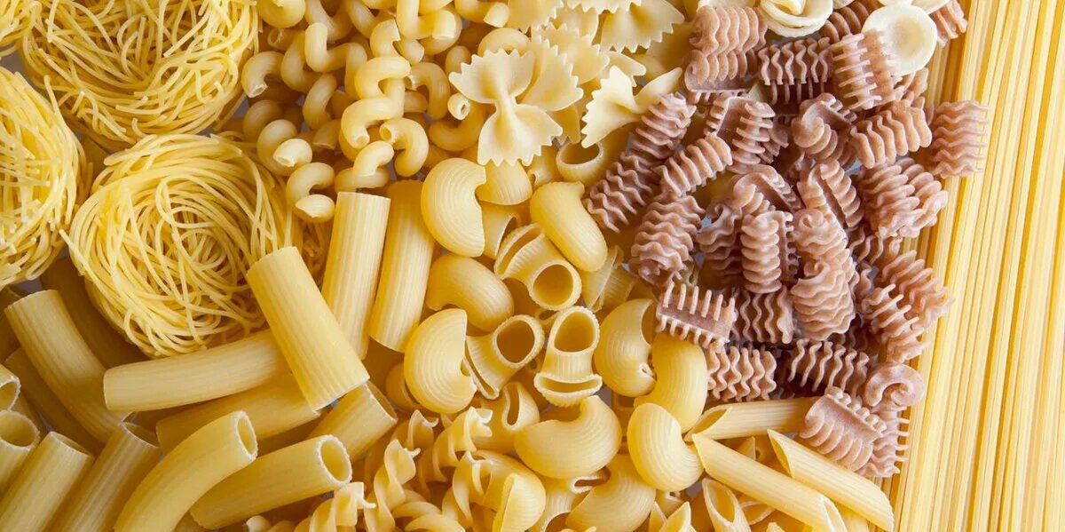 Виды макарон