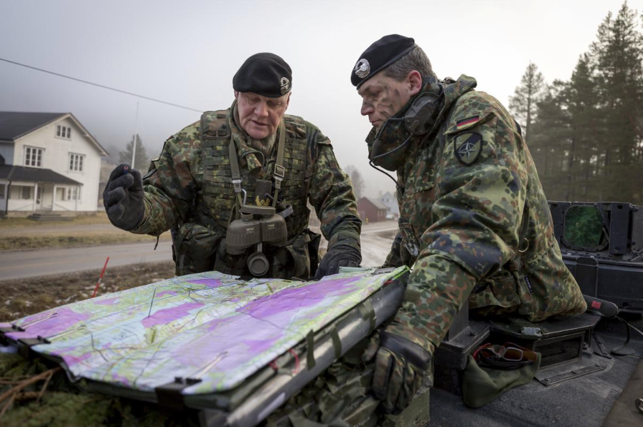 Солдаты бундесвера во время учений НАТО в Норвегии в 2018 году © picture alliance/dpa/Marco Dorow 