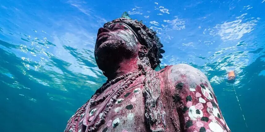    Фото подводных скульптур завораживают.Jason deCaires Taylor