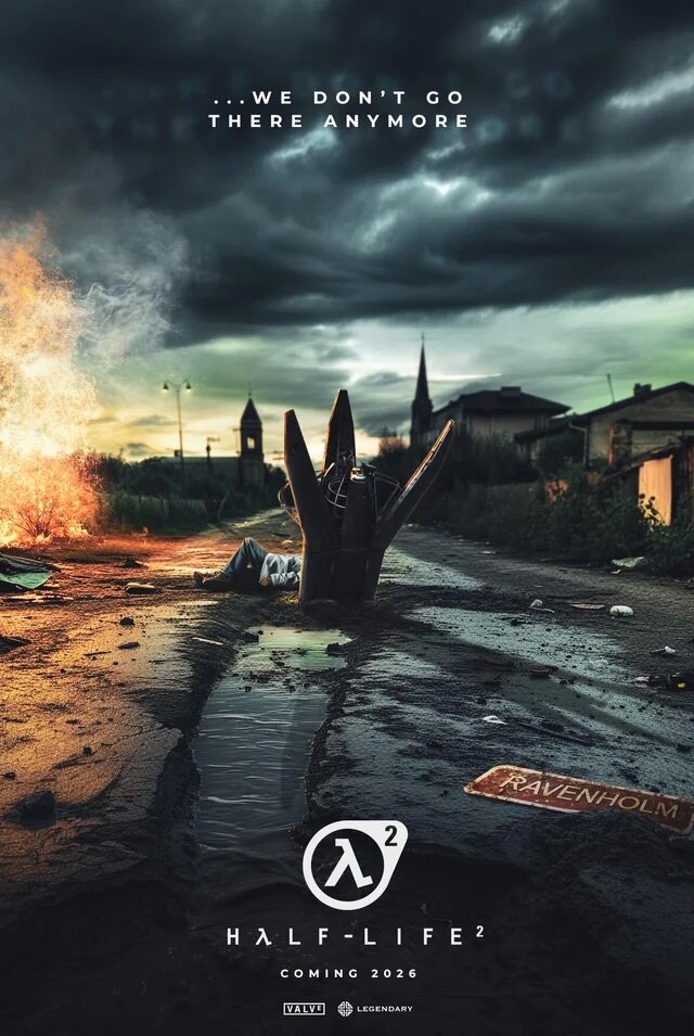    Нейросеть показала постеры фильма по Half-Life 2