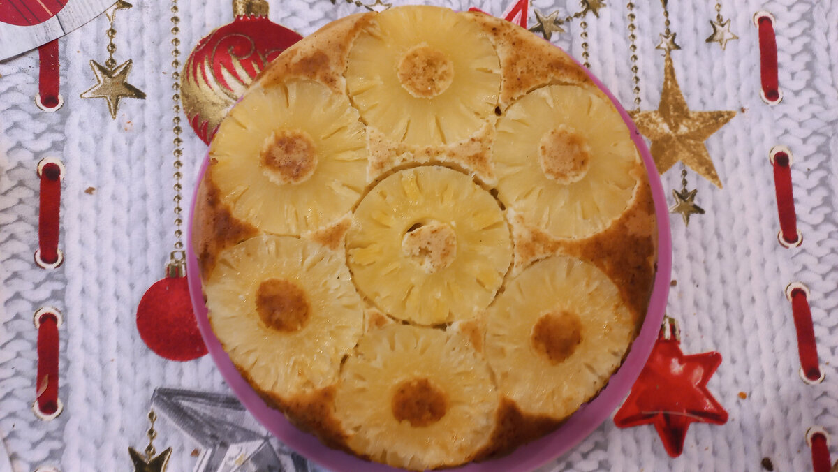 Пирог с ананасами — centerforstrategy.ru
