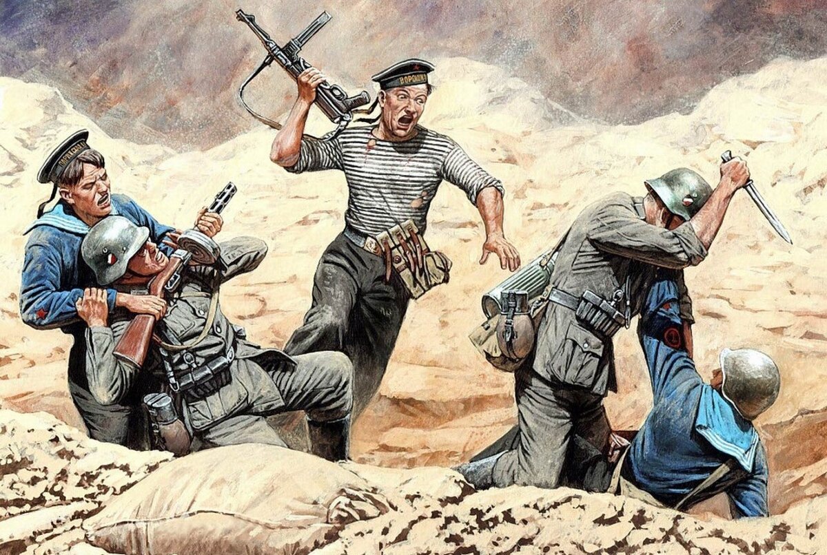 Рукопашный бой при обороне Севастополя