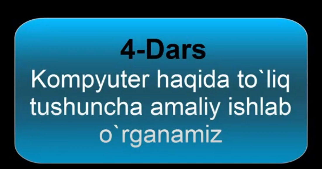 Modellashtirish haqida tushuncha