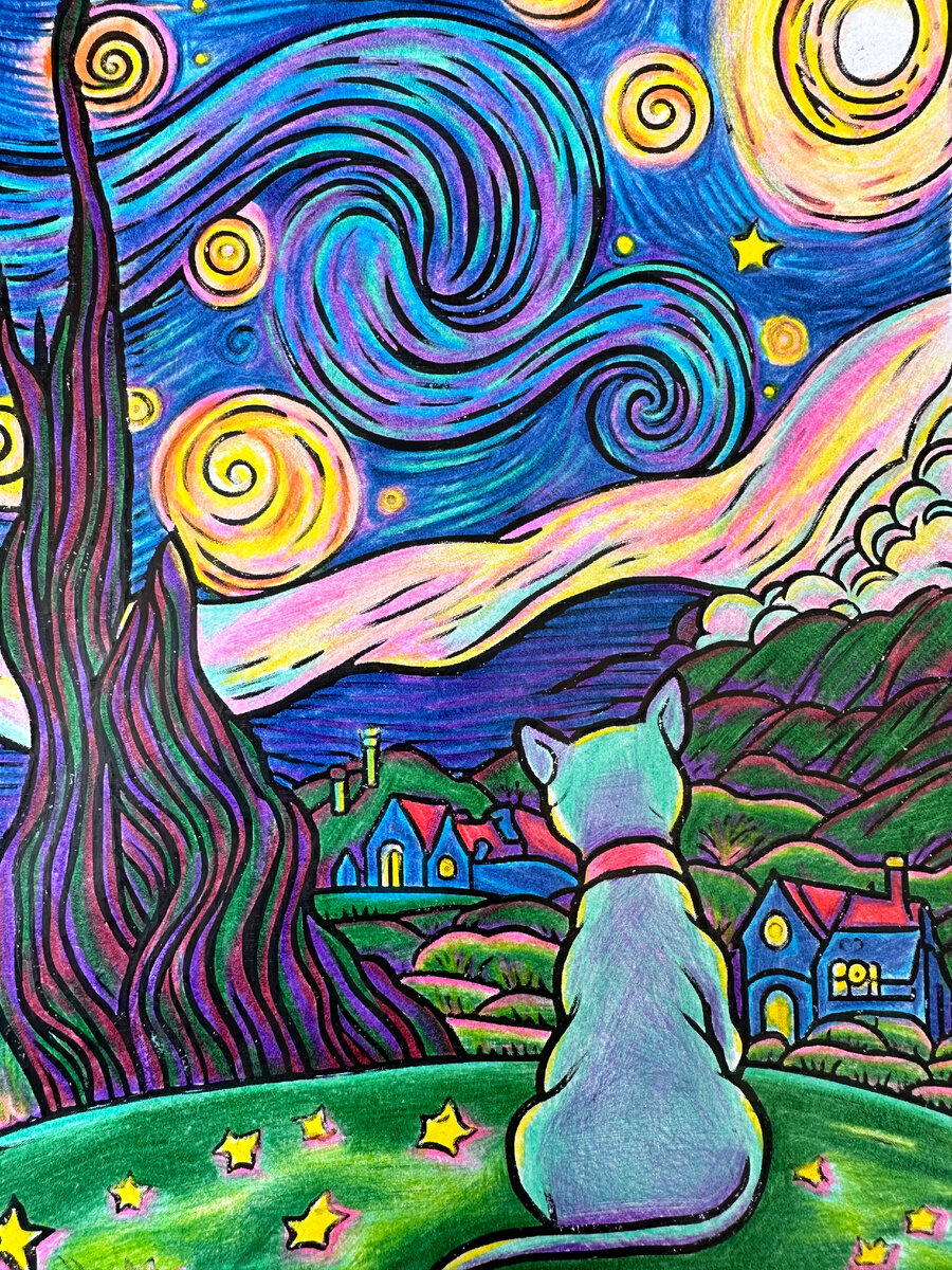 «Котик Ван Гога». Не все замечают подвох в картинке, а он есть