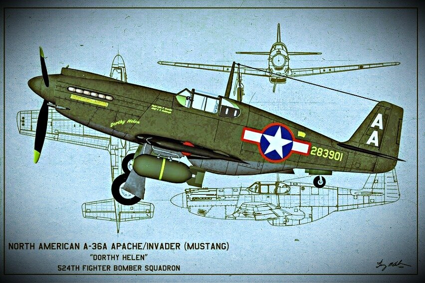 North American A-36 Apache/Mustang/Invader 