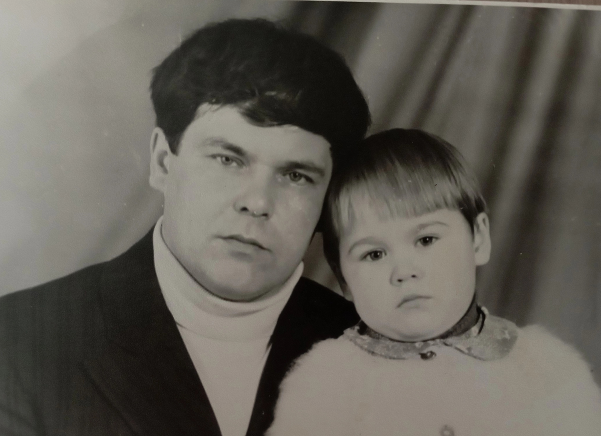 Мое фото: я с папой