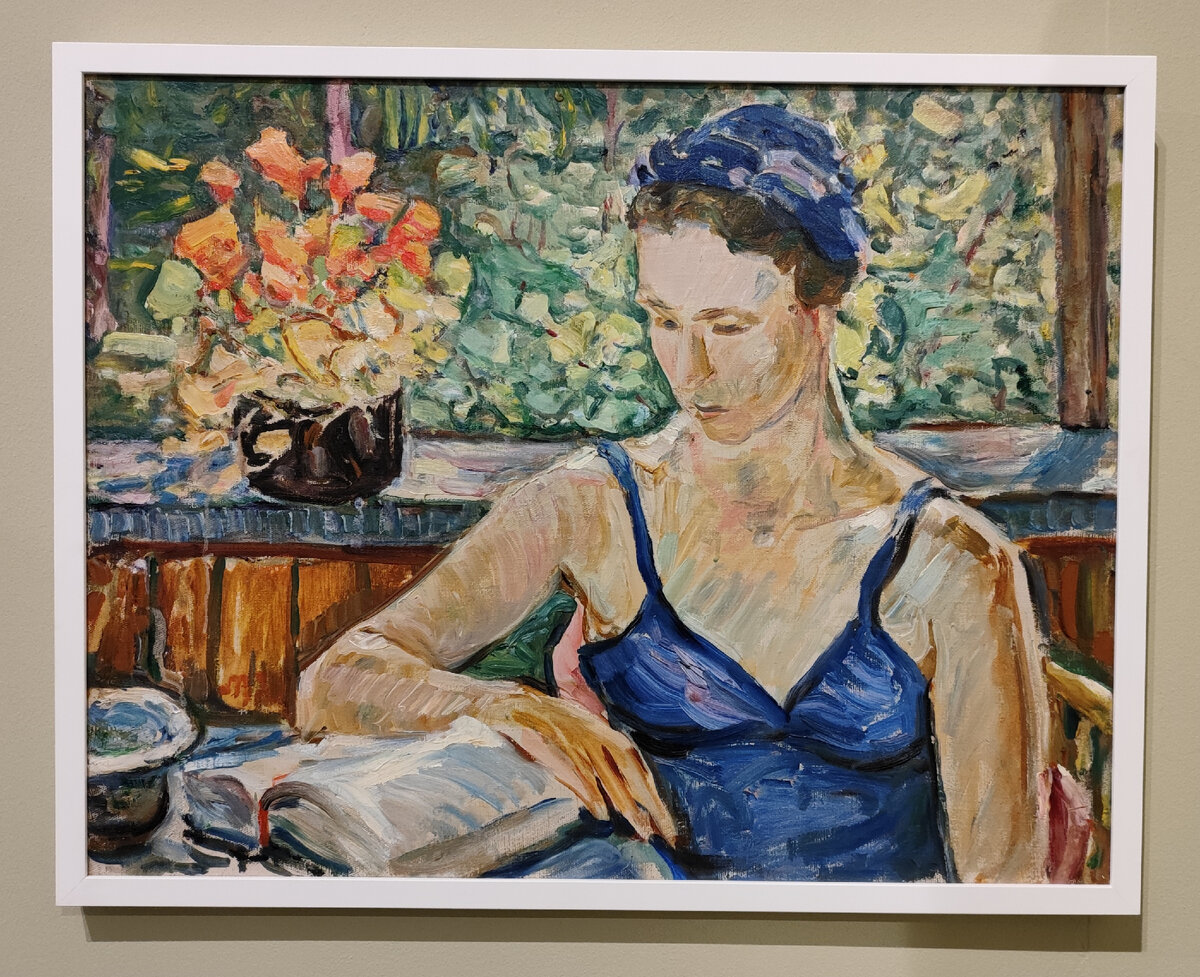 Лев Руднев, "Женский портрет. Этюд 1950-е", х/м