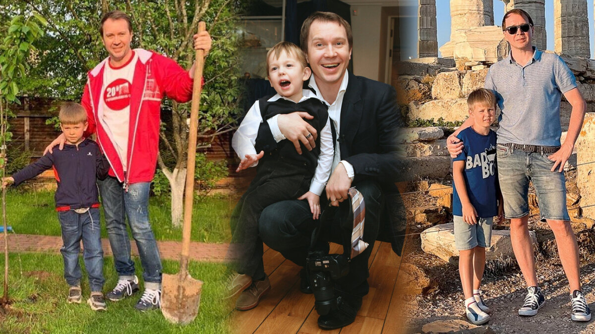 Евгений Миронов и его сын Пётр