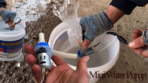 Делаем водяной насос 💧 своими руками, который качает воду 🚰 без электричества⚡! 👍