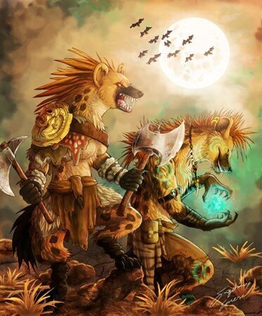 Многие легенды указывают на то, что гноллы могут владеть примитивными формами магии.