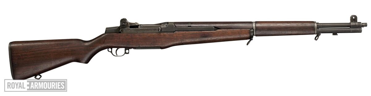 Самозарядная винтовка Гаранд М1, изготовленная в 1943 году.