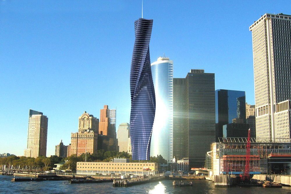 Вращающийся небоскреб Dynamic Tower