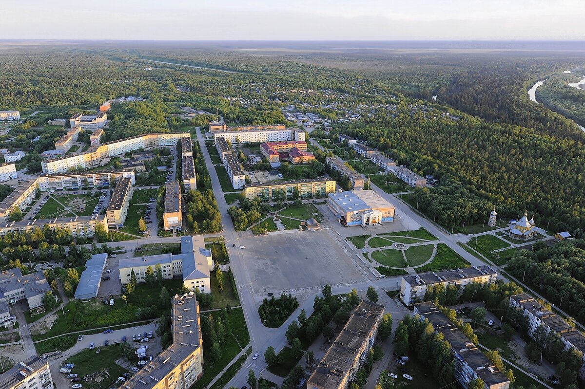 Город Вуктыл. Фото Андрея Лаптева. 