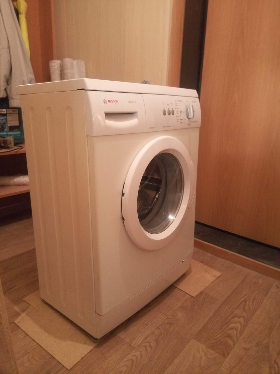 Стиральная машина, когда мы ее только купили. Б/у