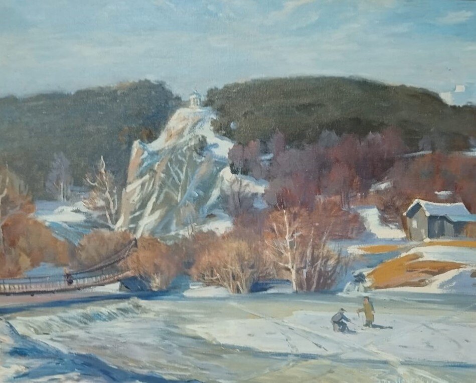 Можаев Валерий "Ротонда" 60х80 хм 1999 г