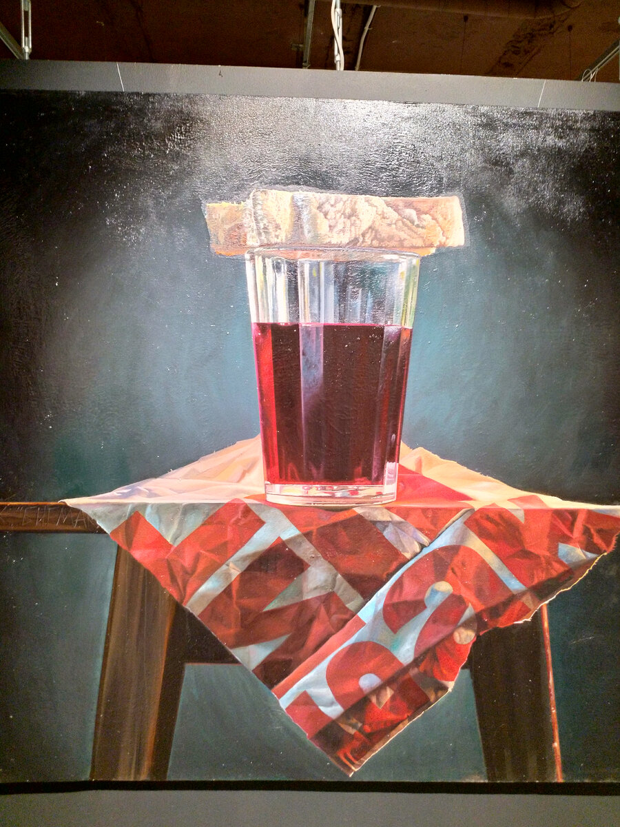 "Похороны глобализации", Иван Коршунов, из экспонатов выставки "Суррогаты"