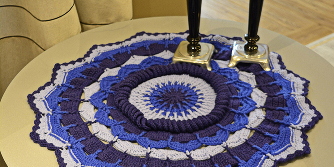 Вязаные скатерти, которые преобразят ваш стол. 5 вариантов крючком