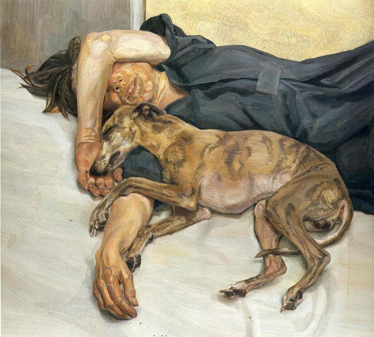 "Двойной портрет", 1986 г. Источник: https://artchive.ru/lucianfreud/works/p:9