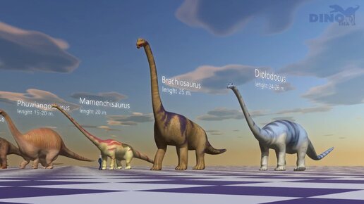Размеры завропод-самых огромных динозавров в истории Земли! Приятного просмотра!