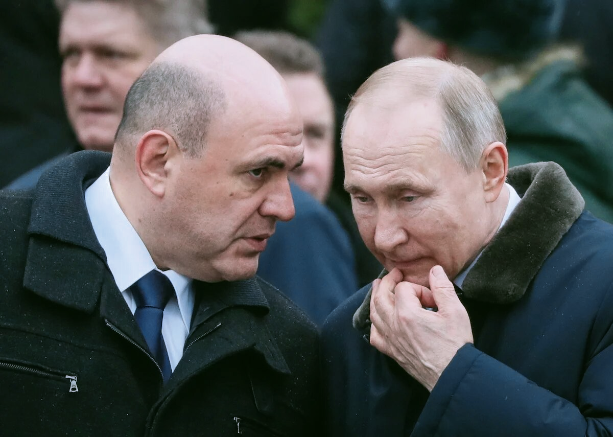 Из открытых источников в интернете. М.Мишустин и В.Путин.
