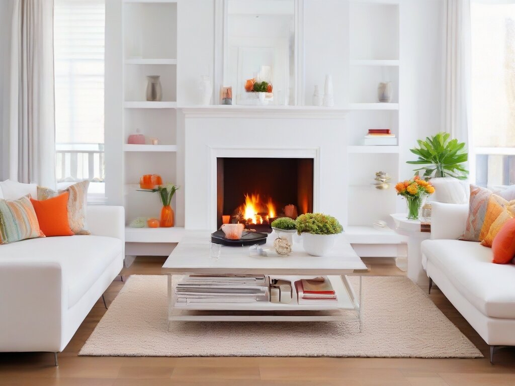 Современный интерьер в белом цвете