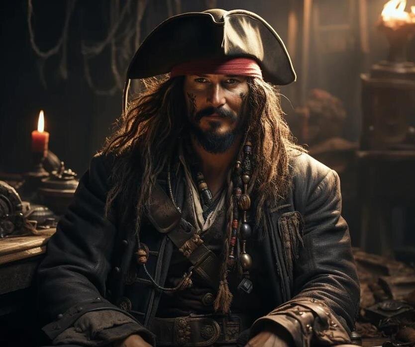 Ривз в роли Джека Воробья