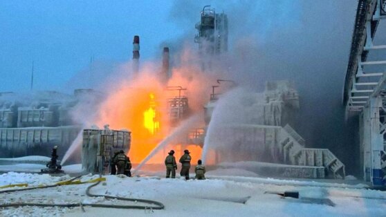    РБК: предварительной причиной пожара на терминале "Новатэка" в Усть-Луге стало внешнее воздействие Ирина Петрова