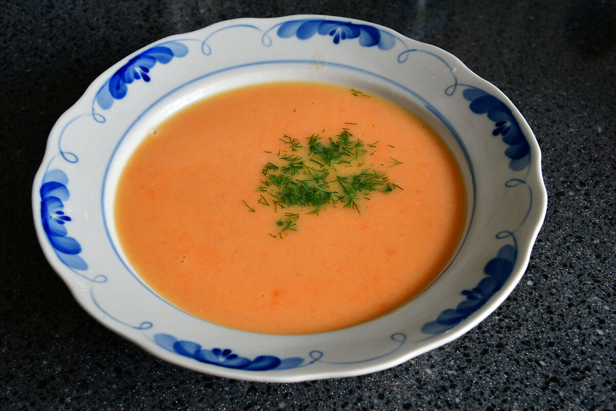 Рецепт приготовления вкусного морковного супа