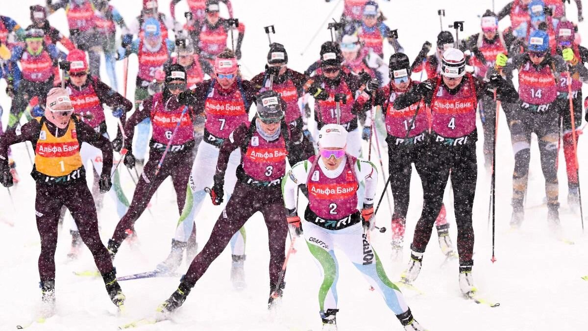 Спортсменка на дистанции