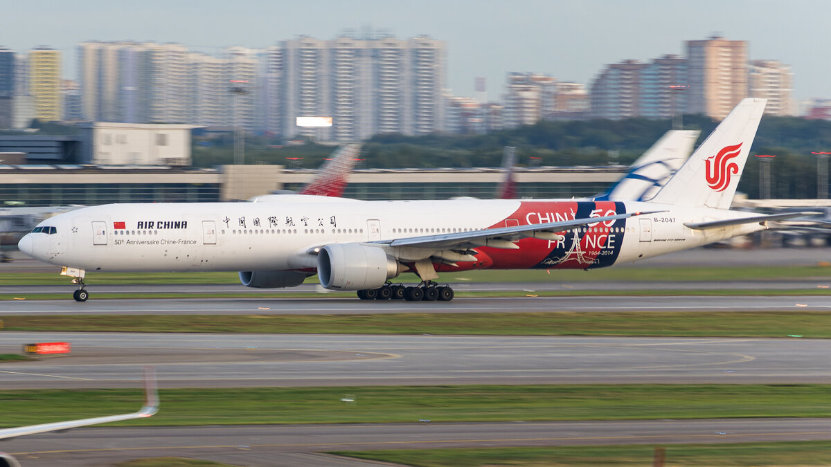 Boeing 777-300ER "50 Years of China & France Livery"  Photo by: Ivan P