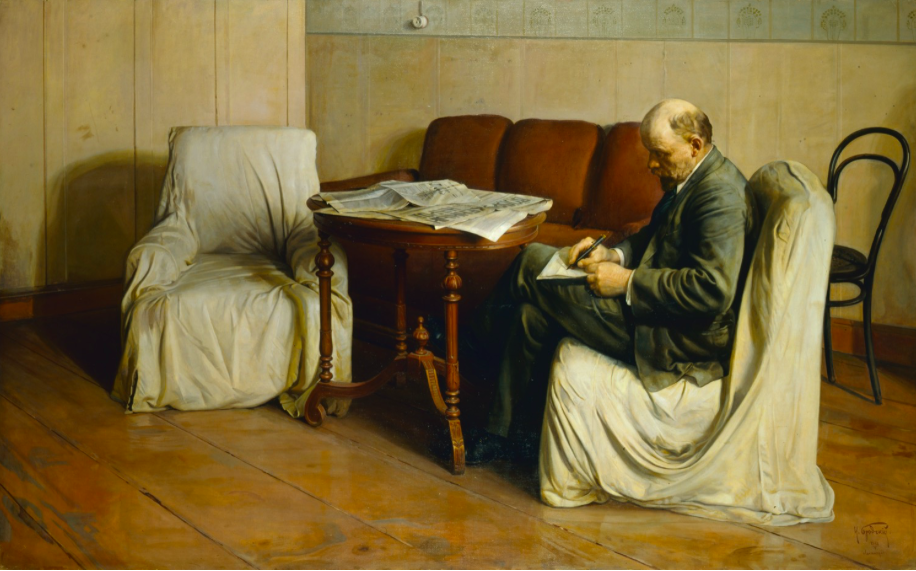 Ленин в Смольном. Исаак Бродский