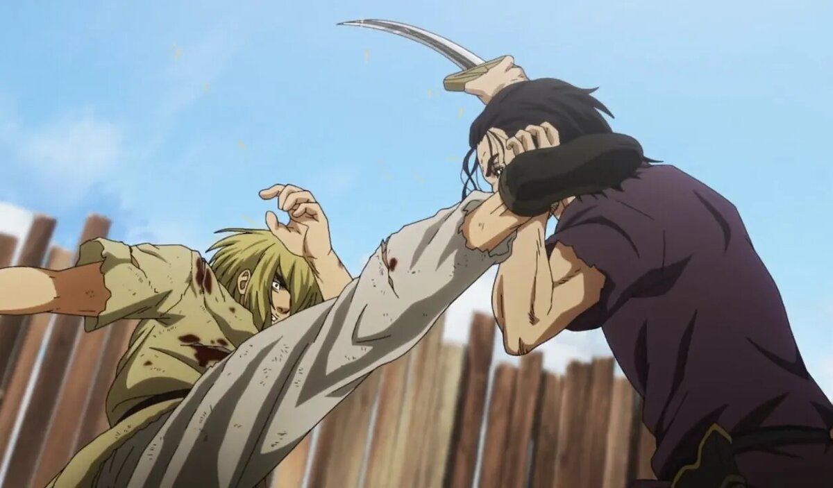 Кадр из аниме «Сага о Винланде»   📷