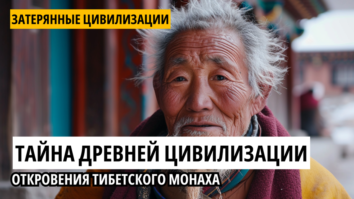 Тибетский монах рассказывает тайну древней цивилизации. 