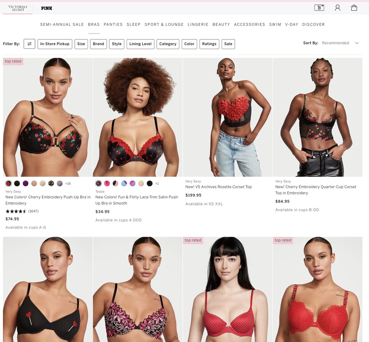 Коллекция Victoria's Secret зима 2024