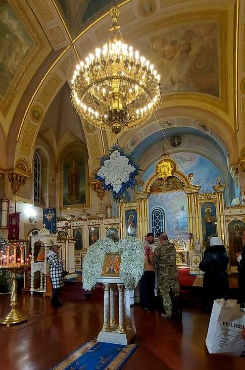 Святое Причастие после литургии.  Фото Олега Ивлева