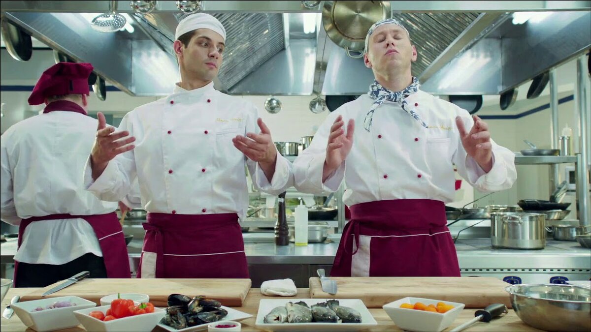 Кадр с сериала " Кухня" 