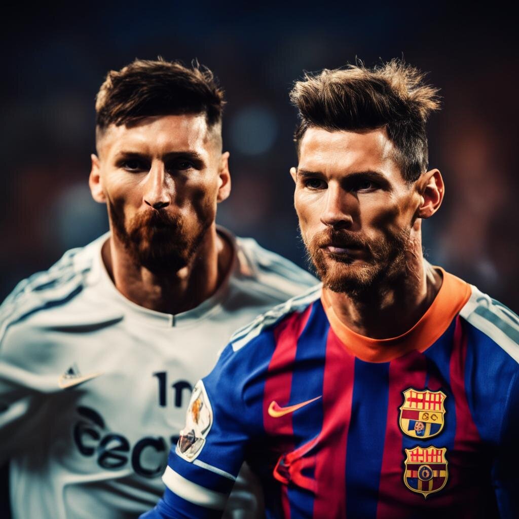 А это Месси и Роналдо 