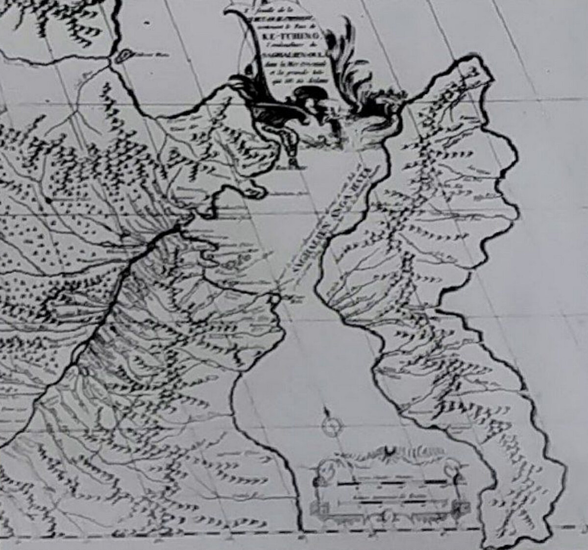 Фрагмент карты д'Анвиля, извиняюсь за качество. Изображение из открытых источников. 