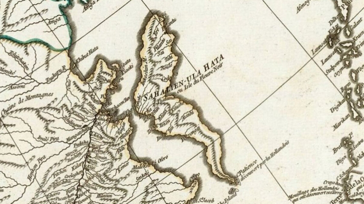 Фрагмент старой карты. Изображение из открытых источников