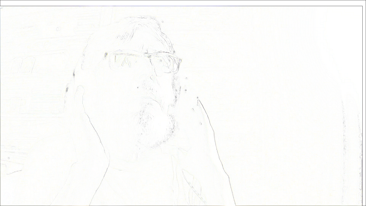 Рисунок 2. Результат работы фильтра ImageFilter.CONTOUR