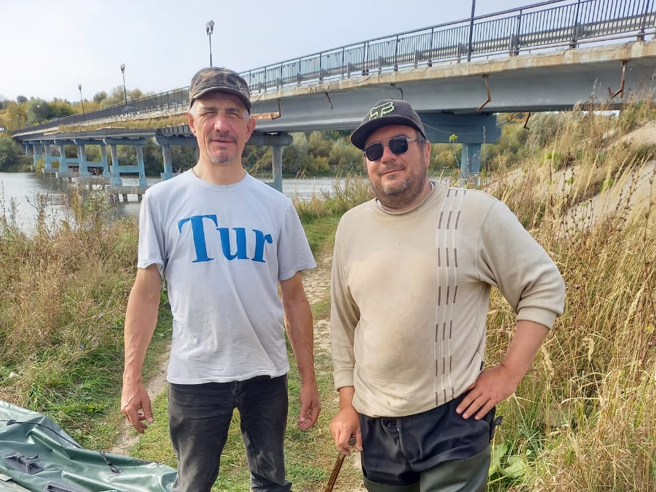 Окрестности города Алатырь. Мост через реку Сура.