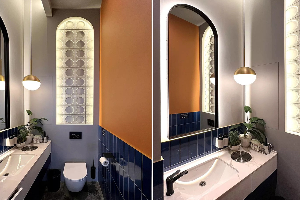 Проект-призер конкурса Гран-при KERAMA MARAZZI 2023 года. Дизайнер Андрей Щегольков. В дизайне использована керамическая плитка БАТТЕРФЛЯЙ