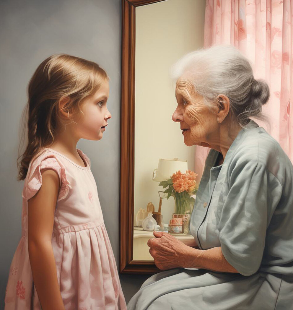 Внуки получают защиту и мудрость от предков, как живущих, так и уже ушедших в мир иной