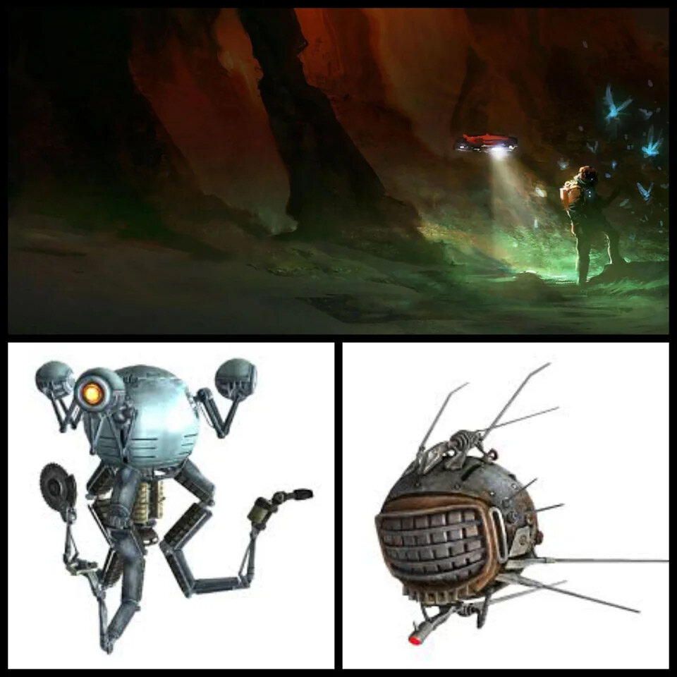    Сверху: Starfield. Снизу: Fallout