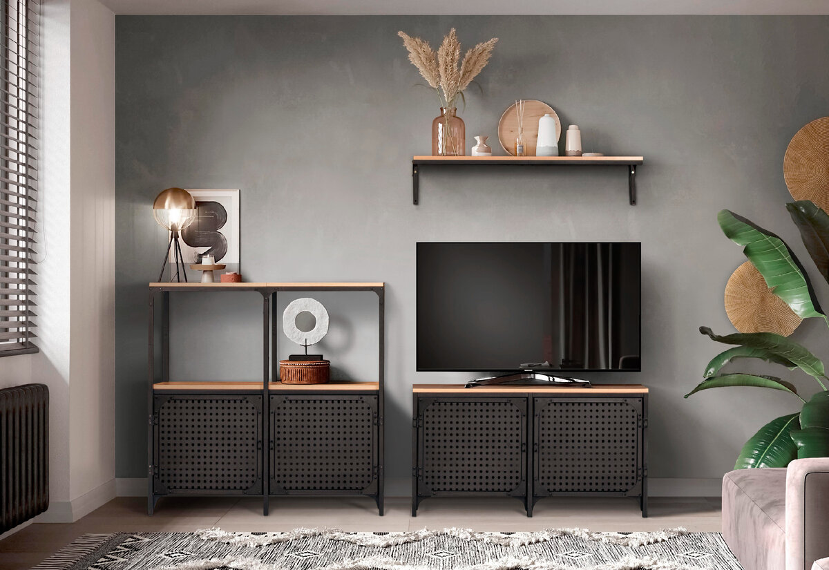 Гостиная Люмен. Универсальность, компактность, функциональность - одни из достоинств модульной мебели